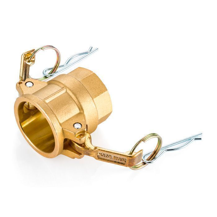 Камлок латунный тип D розетка, внутр. резьба BSP 1", TL100DBR TITAN LOCK