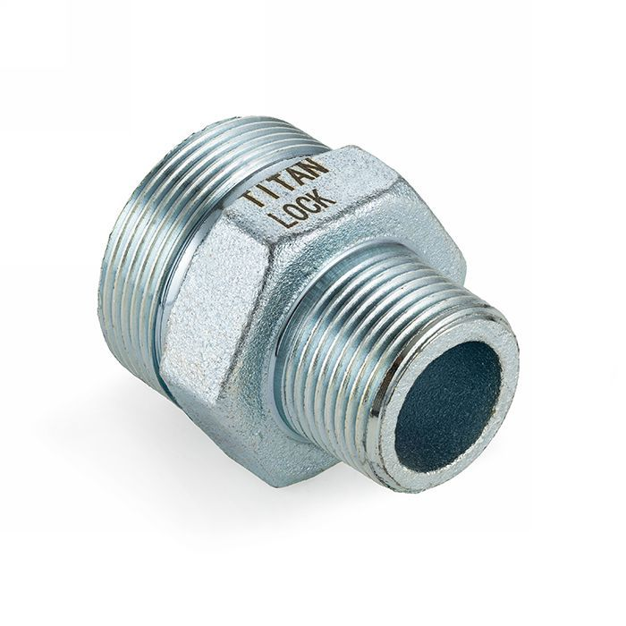 Переходник для парового соединения "GEFEST", НР/НР, 1.1/4" NPT x Wing nut (оцинк. сталь), TLGFMS1.1/