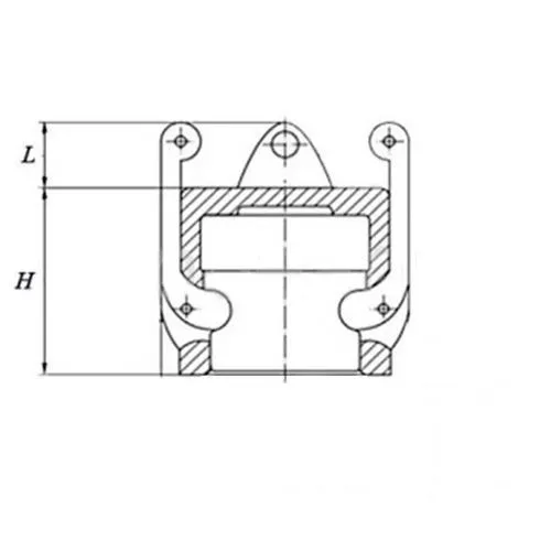 Камлок нержавеющий тип DC серия "EcoLine" заглушка для ниппеля 3", AISI304, TL300DCSS-EL TITAN LOCK