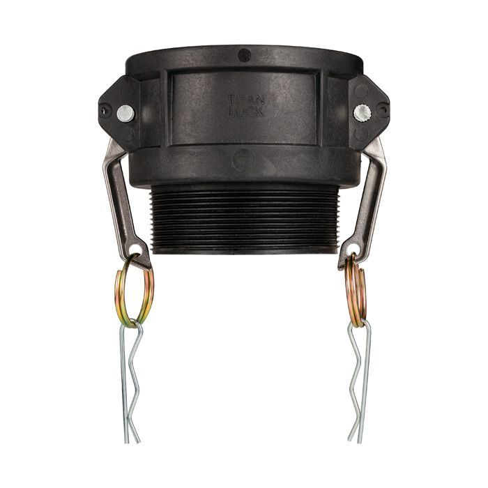 Камлок полипропиленовый тип B розетка, наруж. резьба BSP 3", TL300BPP TITAN LOCK