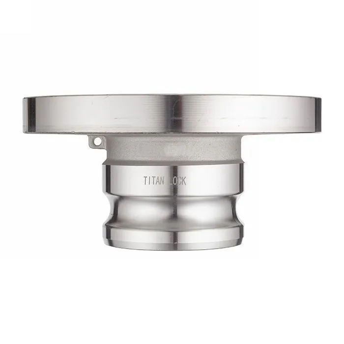 Камлок алюминиевый тип FA, ниппель с фланцем 5", TL500FAAL TITAN LOCK