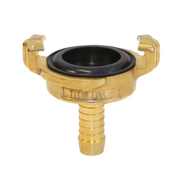 Универсальное соединение для воды NEPTUN (GEKA) с концом под рукав, 5/8" (16мм), латунь, TLNPH5/8-BR