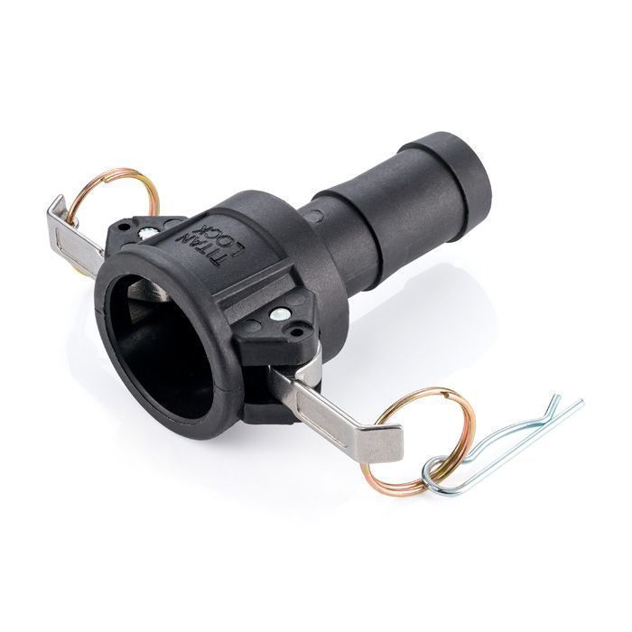 Камлок полипропиленовый тип С, розетка с хвостовиком 2 1/2", TL250CPP TITAN LOCK