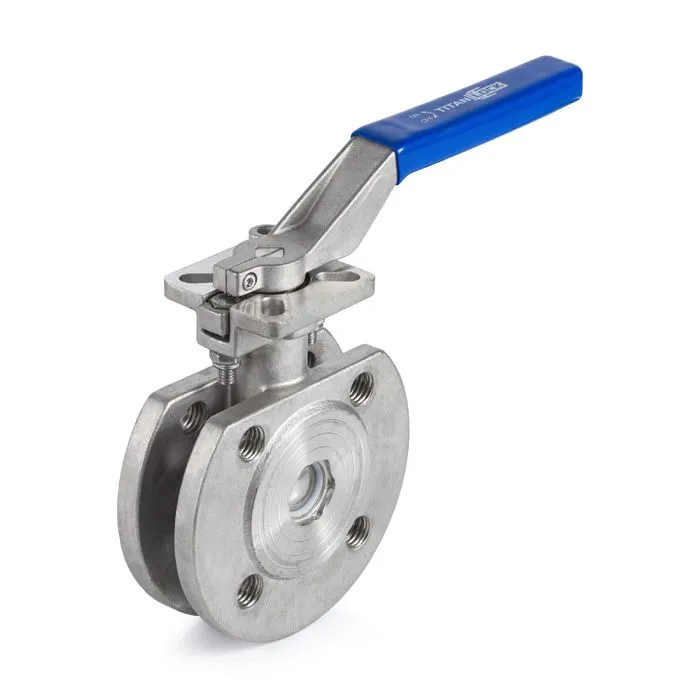 Кран шаровый межфланцевый нерж 304, DN50 TL050BVFS TITAN LOCK