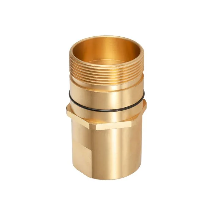 1 1/2in, БРС серия W резьбовая, ниппель, латунь, резьба NPT TL12WMN TITAN LOCK