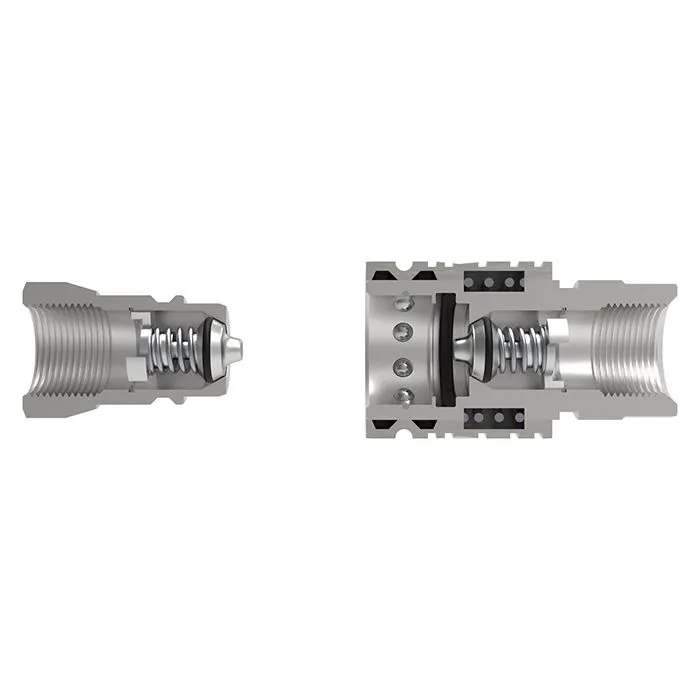 1/2 in, БРС серия M, ISO 5675, ниппель с метрической внутр. резьбой, оцинк. сталь TL4M-PF/20X1.5 TIT