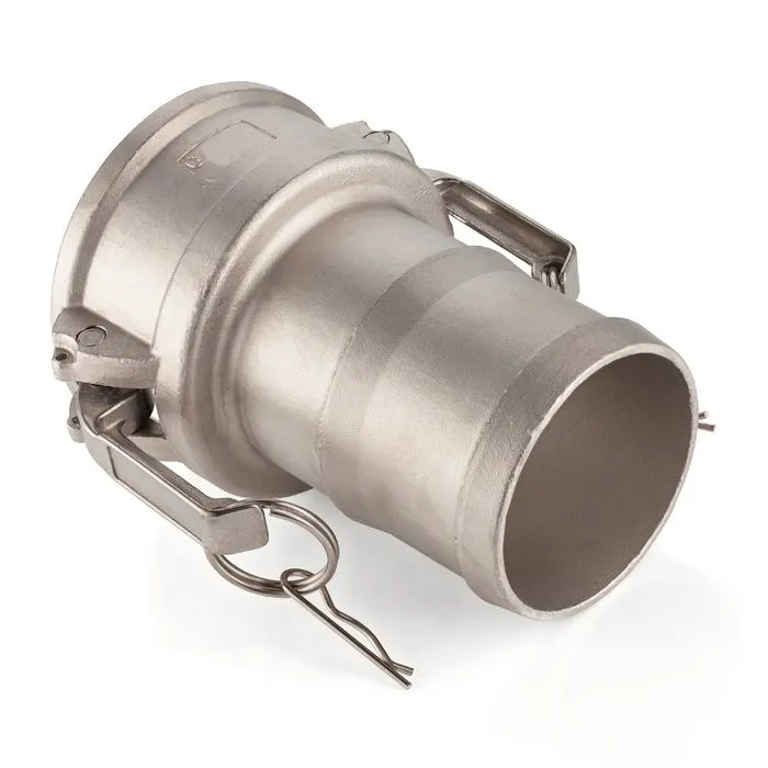 Камлок нержавеющий тип С серия "EcoLine" розетка с хвостовиком 3", AISI304, TL300CSS-EL TITAN LOCK