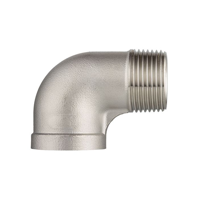 Отвод 90° нержавеющий (уголок) НР/ВР, 1/2" AISI304 TL050ELMF TITAN LOCK 