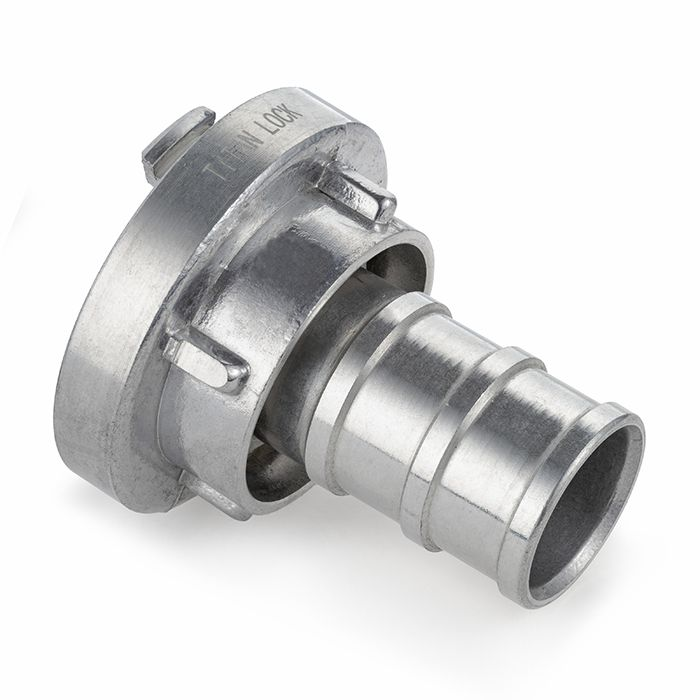 Соединение типа Storz с концом под рукав, KA=52, D=38, алюминий, TLSTORZ5238 TITAN LOCK