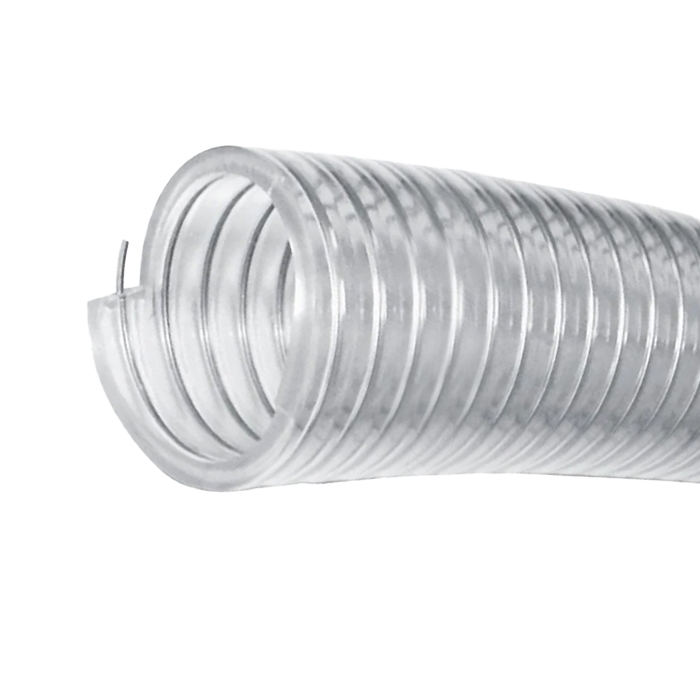 Пищевой нап.-всас. ПВХ рукав, армированный стальной спиралью "LADOGA-PREM", внутр.диам. 63мм, TL063L