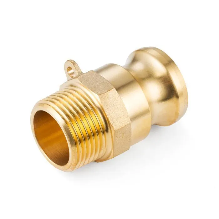 Камлок латунный тип F ниппель, наруж. резьба BSP 1/2", TL50FBR TITAN LOCK