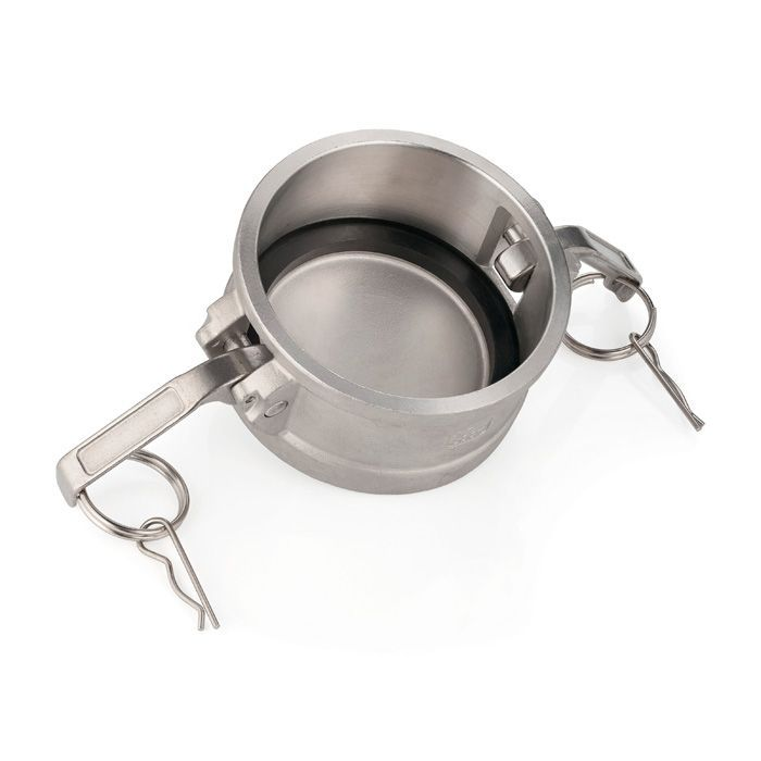 Камлок нержавеющий тип DC, заглушка для ниппеля 8", AISI304, TL800DCSS TITAN LOCK