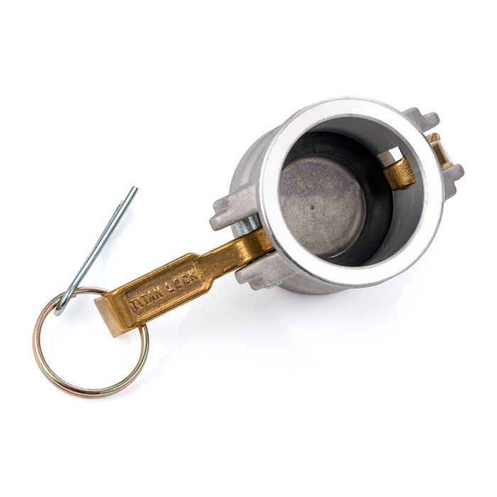Камлок алюминиевый тип DC, заглушка для ниппеля 1", TL100DCAL TITAN LOCK