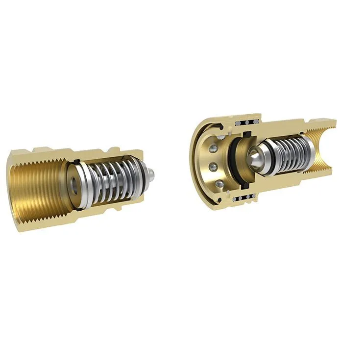 3/4in, БРС серия B, ISO 7241-B, розетка, латунь TL6BF-B TITAN LOCK