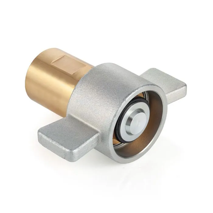 3/4in, БРС серия W резьбовая, розетка с крыльчатой гайкой, латунь, резьба NPT TL6WFN TITAN LOCK