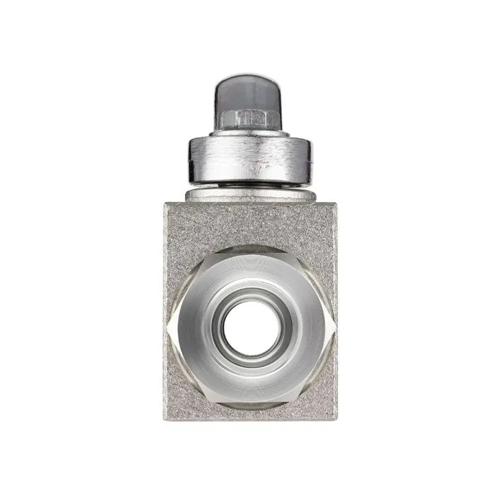 Гидравлический шаровой кран, DN 10 (3/8"), типа НР-НР M18X1.5, с креп. отв., сталь, TLHYDV3/8M TITAN